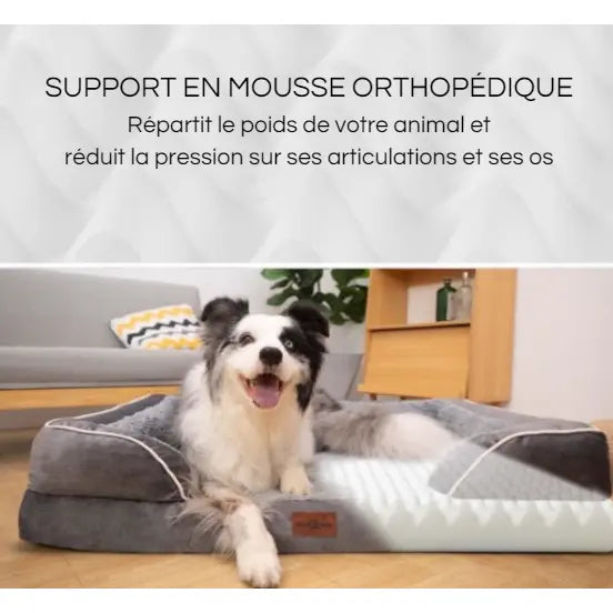 Lit Orthopédique Gris